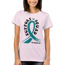 Stöd till kampen mot Rosa av äggstockscancer