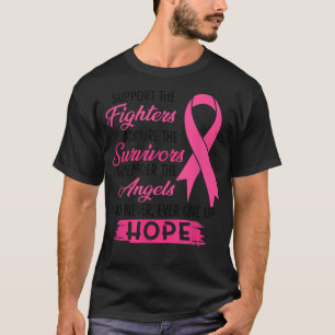 Stöd till krigare som ger överlevande bröst C T Shirt