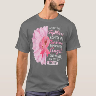 Stöd till krigare som ger överlevande bröst C T Shirt