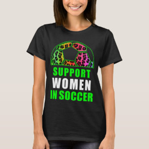 Stöd till kvinnor i fotbollsspelaren Kvinnor i Mam T Shirt