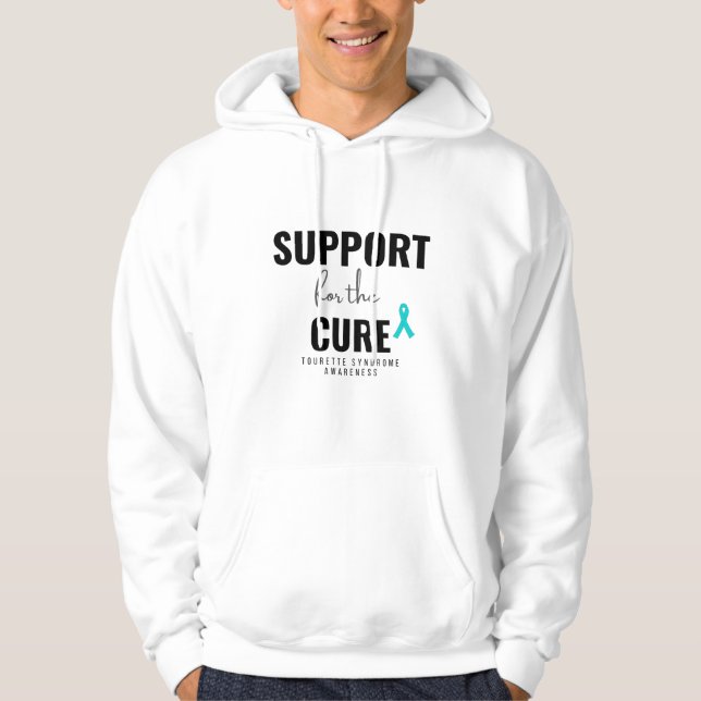 stöd till läkningen av Tourettes Pullover Hoodie (Framsida)