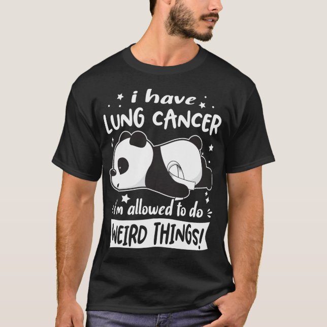 Stöd till Lung Cancer Awareness Gifts T Shirt (Framsida)