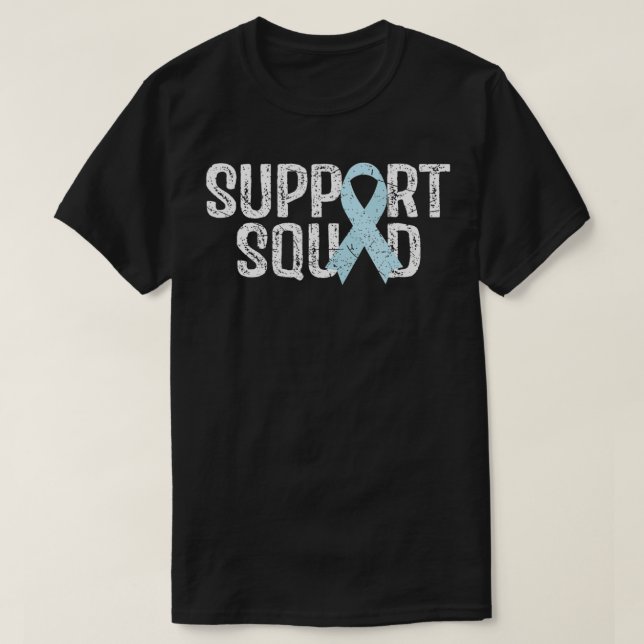 Stöd till medvetandegörande om sjukdomen Squad Leg T Shirt (Design framsida)