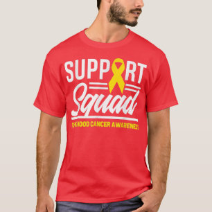 Stöd till medvetandegörande om torskcancer i Guld T Shirt