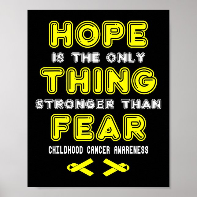 Stöd till medvetenhet om cancer hos barn 3 poster (Framsidan)