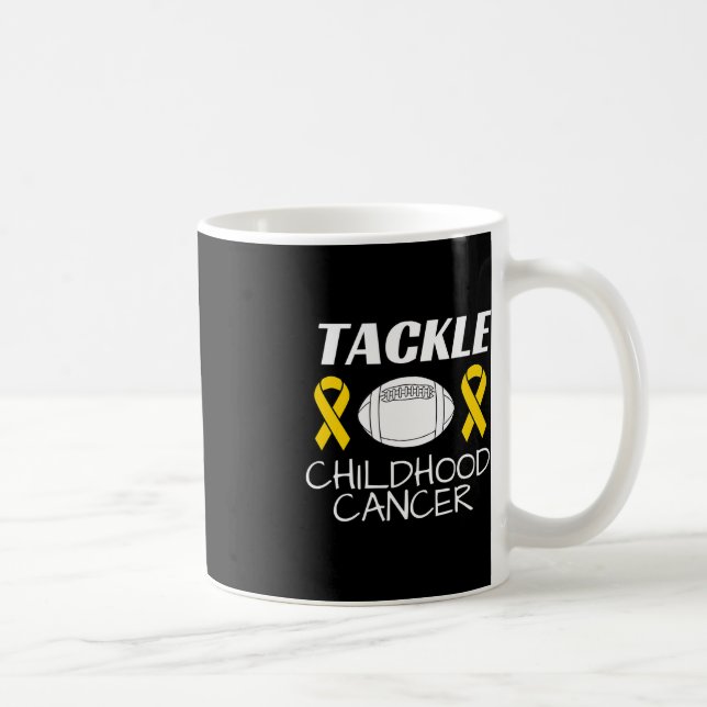 Stöd till medvetenhet om cancer hos barn kaffemugg (Höger)