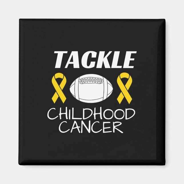 Stöd till medvetenhet om cancer hos barn magnet (Framsidan)