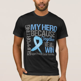 Stöd till mitt hjälte - ökad medvetenhet om prosta tee shirt