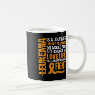 Stöd till orangen för att öka medvetenheten om Leu Kaffemugg