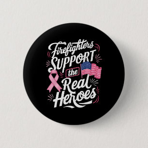Stöd till reella Heroes Breast Cancer Chemo Knapp