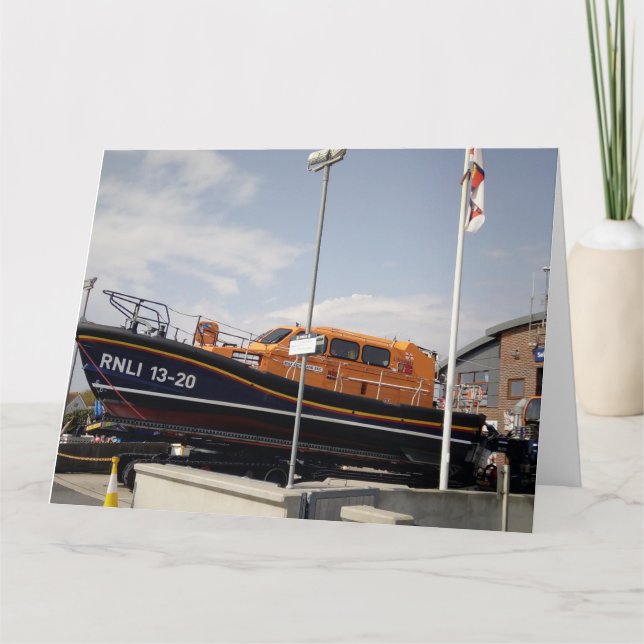 Stöd till RNLI Kort (Framsida)