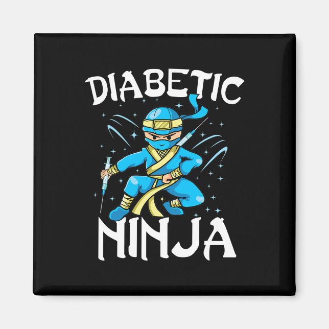 Stöd till T1D-diabetesneinja typ 1-diabetesbelönin Magnet (Framsidan)