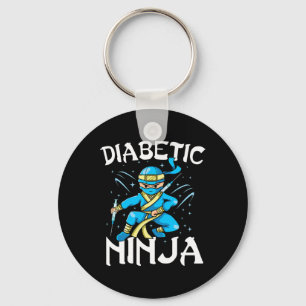 Stöd till T1D-diabetesneinja typ 1-diabetesbelönin Nyckelring