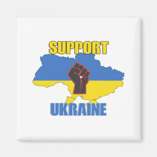 Stöd till Ukraina - fred och Kärlek för Ukraina Magnet