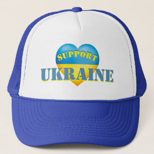 Stöd till Ukrainas Gult och Blue Heart Keps