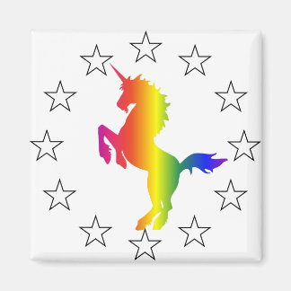 Stöd till Unicorn Party: Unicorns for Congress Magnet
