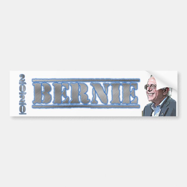 Stöd till valet av Bernie Sanders 2020 Bildekal (Framsidan)