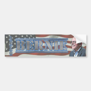 Stöd till valet av Bernie Sanders 2020 Bildekal
