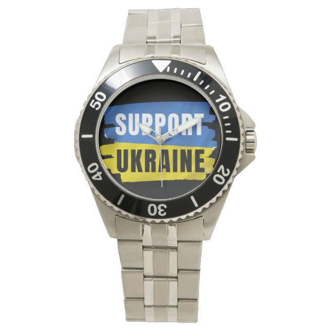 STÖD UKRAINA ARMBANDSUR (Framsida)