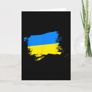 Stöd Ukraina Flagga Ukrainsk Stolthet Hjärta Ukrai Kort