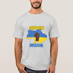 Stöd Ukraina - Fred & Kärlek för Ukraina T-Shirt
