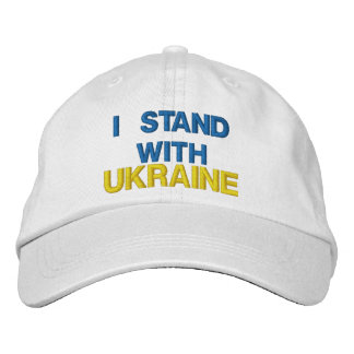 Stöd Ukraina Hattar Broderad Basebollmössa Keps