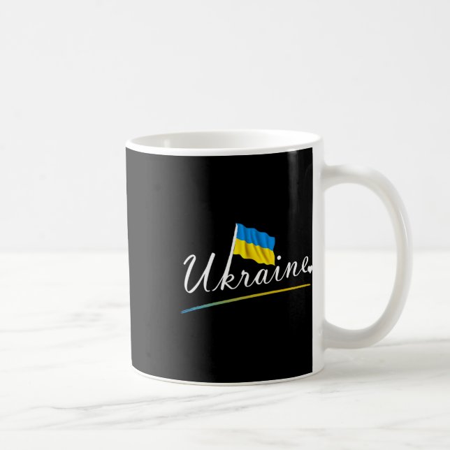 Stöd Ukraina Jag Står Med Ukraina 1  Kaffemugg (Höger)