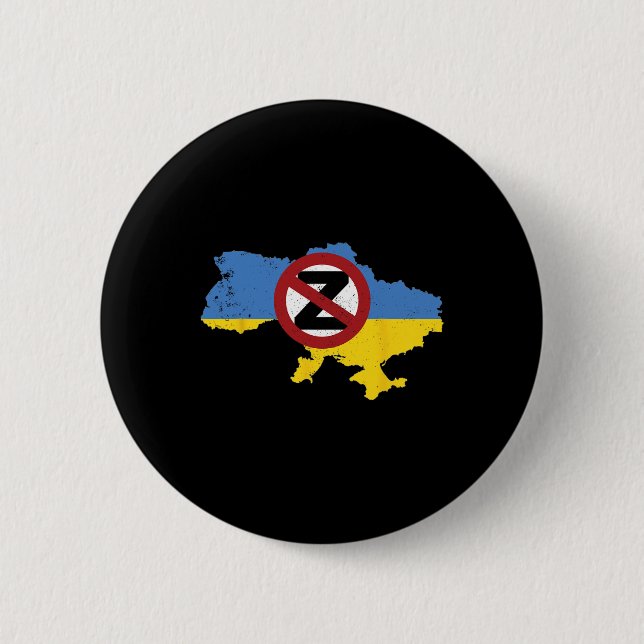 Stöd Ukraina Jag Står Med Ukraina 2  Knapp (Framsida)
