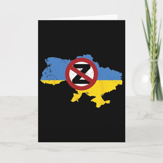 Stöd Ukraina Jag Står Med Ukraina 2  Kort (Framsida)