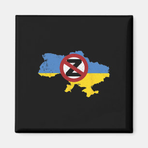 Stöd Ukraina Jag Står Med Ukraina 2 Magnet