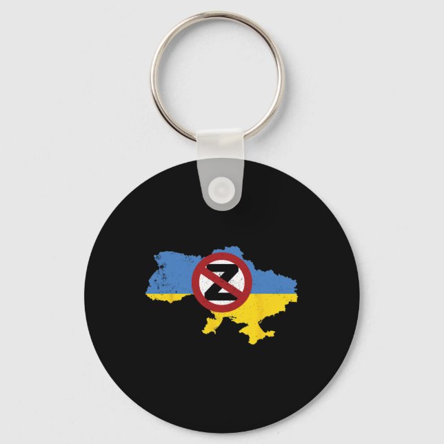 Stöd Ukraina Jag Står Med Ukraina 2  Nyckelring (Framsida)