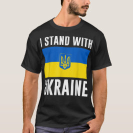 Stöd Ukraina Jag Står Med Ukrainas Flagga T Shirt