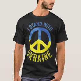 Stöd Ukraina Jag Står Med Ukrainas Flagga T Shirt