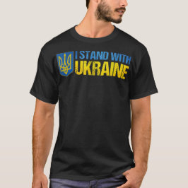 Stöd Ukraina Jag Står Med Ukrainas Flagga T Shirt