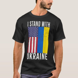 Stöd Ukraina Jag Står Med Ukrainas Flagga T Shirt