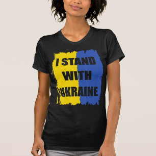 Stöd Ukraina jag står på Ukrainas fria T Shirt