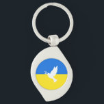Stöd Ukraina Keychain Peace Dove Ukrainas Flagga Swirl Silverfärgad Nyckelring<br><div class="desc">Stöd Ukraina - Nyckelkedjor - fredsduvor - Ukrainas Flagga - Frihet - Solidaritet - Stark - Frihetsseger! Låt oss världen till ett bättre ställe - alla tillsammans! En bättre värld börjar - beroende - behöver du också! Du kan överföra till 1 000 Zazzle-produkter. Ändra storlek och flytta eller ta bort...</div>
