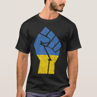 Stöd Ukraina Stå Med Ukraina Ukrainsk Flagga  T Shirt