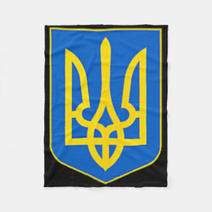 Stöd Ukraina Ukrainsk Flagga - Ukraina Armé Trid Fleecefilt