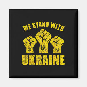 Stöd Ukraina - Vi Står Med Ukraina Magnet