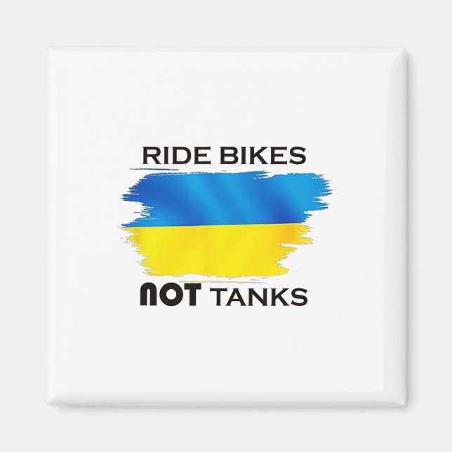 Stöd ukrainare Ukraina Flagga Tröjor Stoppa Krig I Magnet (Framsidan)