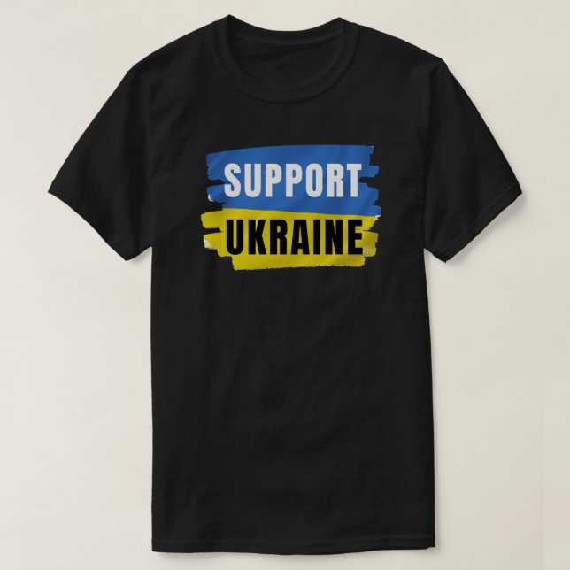 STÖD UKRAINSKA T SHIRT (Design framsida)