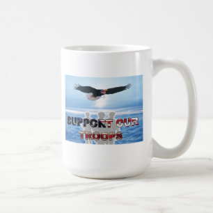 Stöd våra trupper kaffemugg