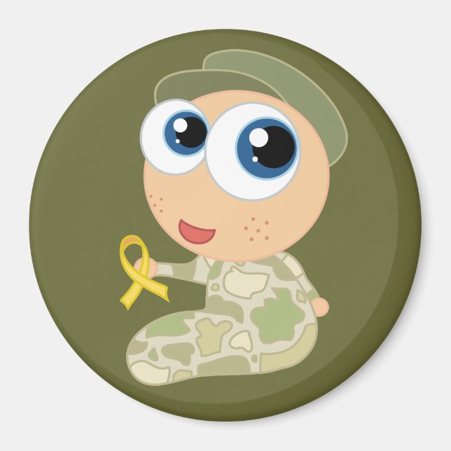 Stöd våra trupper Magnet (Framsidan)