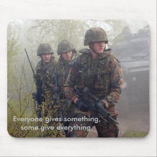 Stöd våra trupper Mousepad Musmatta