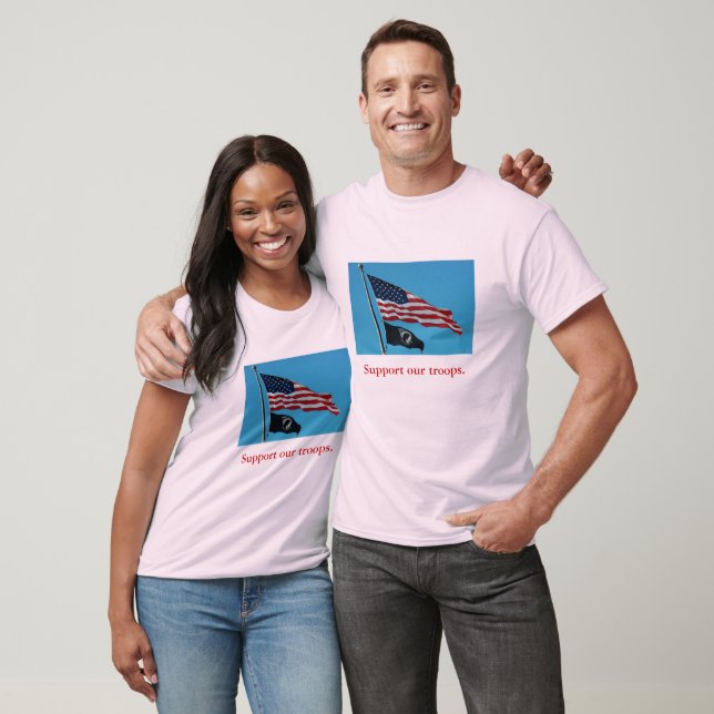 Stöd våra trupper skjorta t shirt (Unisex)
