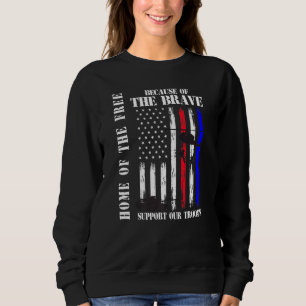 Stöd våra trupper Veterans minnesdag USA flagga T Shirt