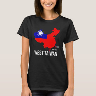 Stöd västra Taiwan Västra Taiwan för män och kvi T Shirt