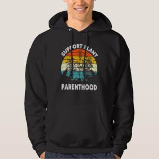 Stöd Växt Föräldraskap Retro Vintage Trädgårdsmäst Hoodie