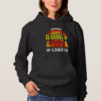 Stöd Vilda Djur Uppfostra Pojkar Vilda Barn Mamma T Shirt